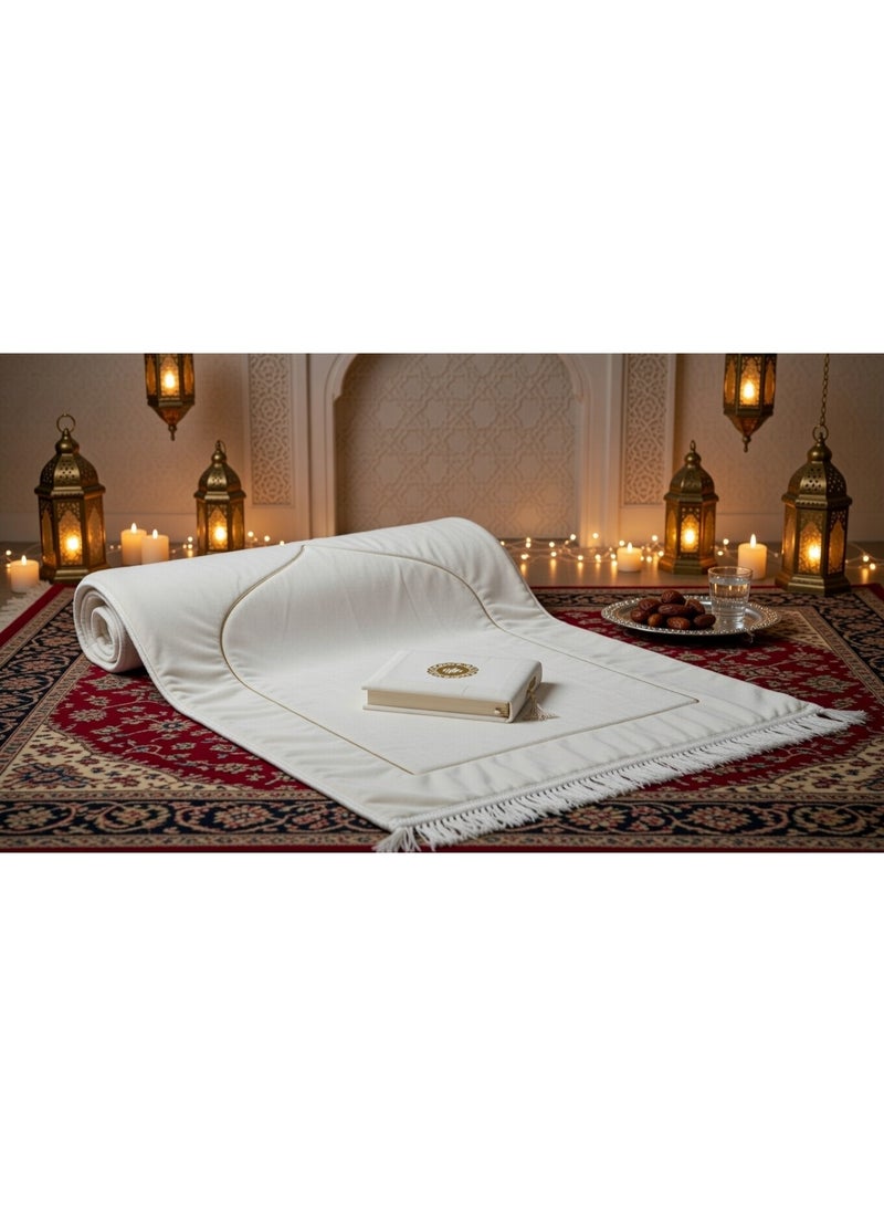 Prayer box in assorted colors Mat and Quran - Image 1